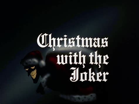 batman christmas with the joker